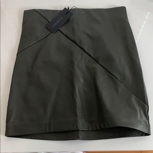 Leather skirt